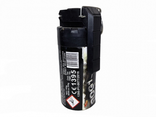 Hand smoke grenade white with lever detonator